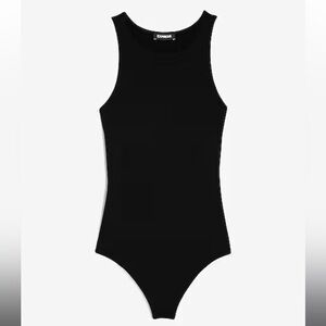 Express Charcoal Grey Body Contour Bodysuit
